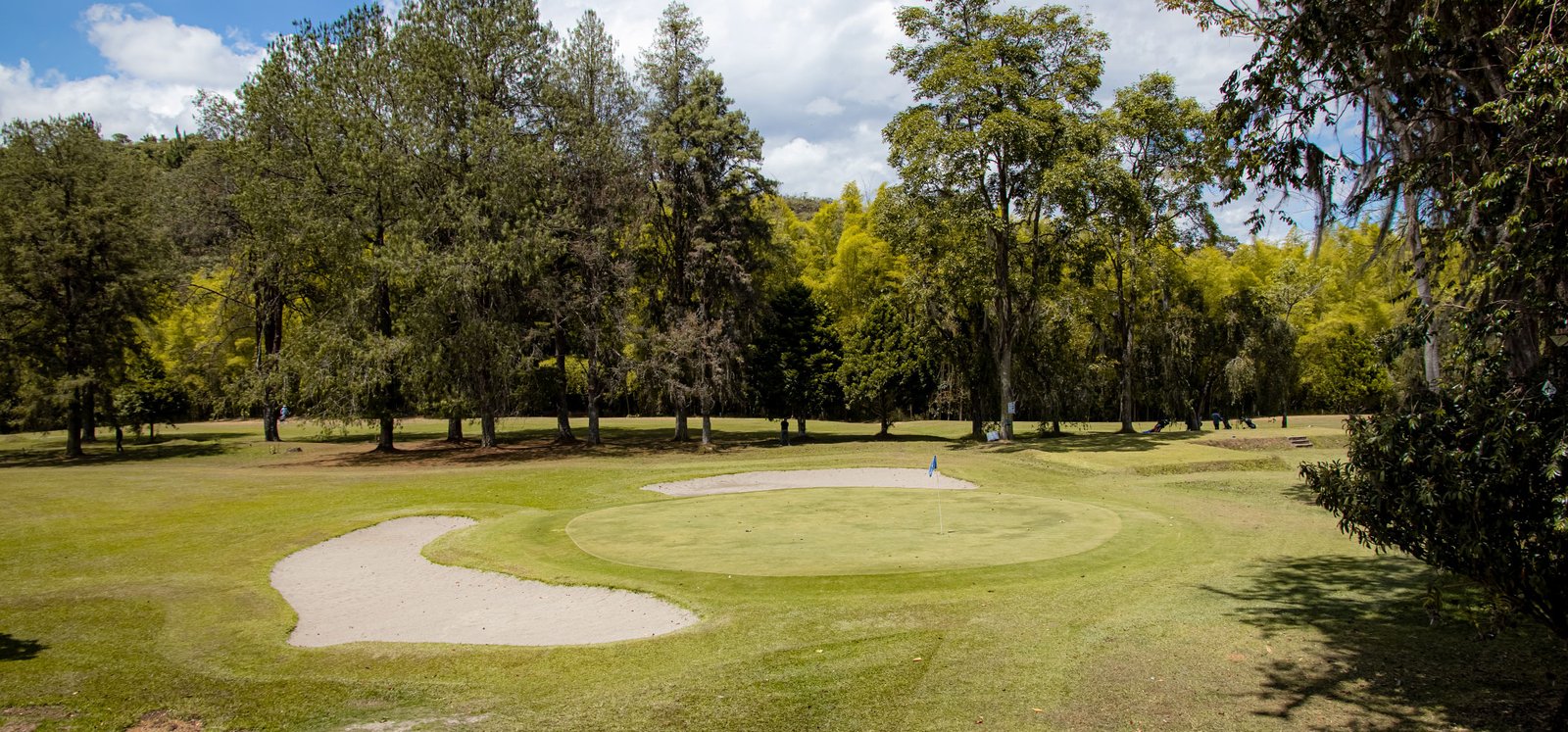 Foto panoramica del campo